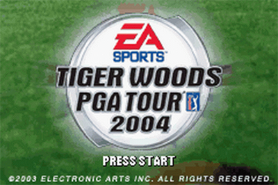 Tiger Woods PGA Tour 2004 - Screenshot - Game Title Image