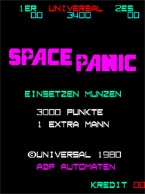 Space Panic - Screenshot - Game Title Image