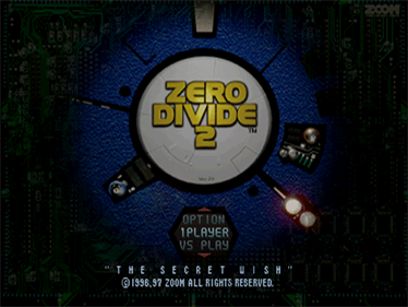 Zero Divide 2 - Screenshot - Game Title Image