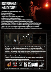 Cry of Fear - Fanart - Box - Back Image