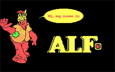 ALF's Thinking Skills - Screenshot - Game Title Image