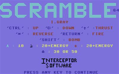 Scramble 64 - Screenshot - Game Title Image