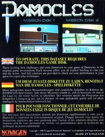 Damocles: Mission Disk 1 - Box - Back Image