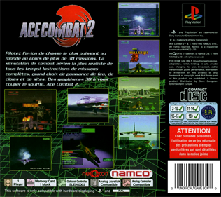 Ace Combat 2 - Box - Back Image