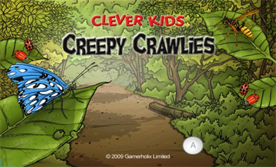 Clever Kids: Creepy Crawlies - Screenshot - Game Title Image