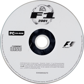 F1 2001 - Disc Image