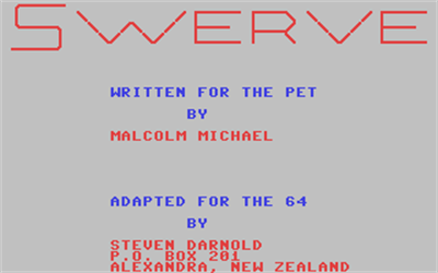 Swerve - Screenshot - Game Title Image