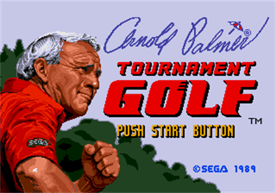 Arnold Palmer Tournament Golf - Screenshot - Game Title Image