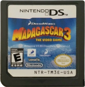 Madagascar 3: The Video Game - Cart - Front Image