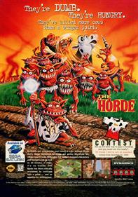 The Horde - Advertisement Flyer - Front Image