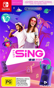 Let's Sing 2025 - Fanart - Box - Front Image