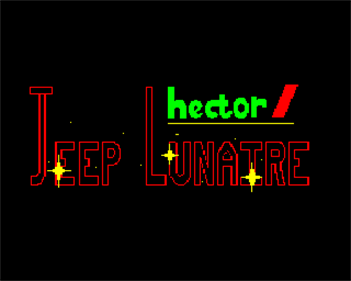 Jeep Lunaire - Screenshot - Game Title Image