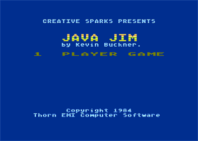 Java Jim...in Square Shaped Trouble - Screenshot - Game Title Image