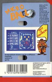 Micro Ball - Box - Back Image