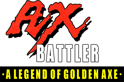 Ax Battler: A Legend of Golden Axe - Clear Logo Image