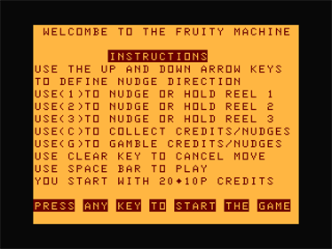 Fruity - Screenshot - Game Title Image
