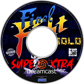 Final Fight GOLD: Super Extra - Fanart - Disc Image
