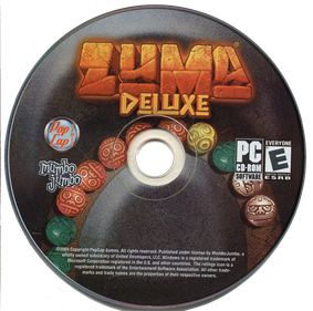 Zuma Deluxe - Disc Image