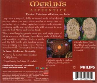 Merlin's Apprentice - Box - Back Image