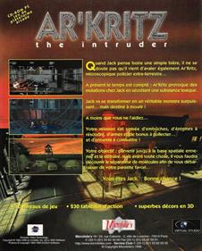 Ar'Kritz the Intruder - Box - Back Image