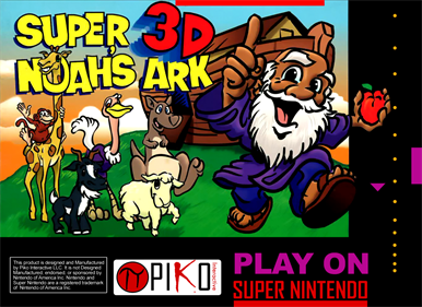 Super Noah's Ark 3D - Box - Front Image