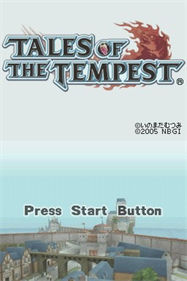 Tales of the Tempest - Screenshot - Game Title Image