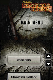Cabela's Dangerous Hunts 2011 - Screenshot - Game Select