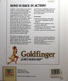 James Bond 007: Goldfinger - Box - Back Image