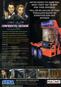 Confidential Mission - Advertisement Flyer - Back Image