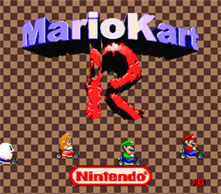Mario Kart R - Screenshot - Game Title Image