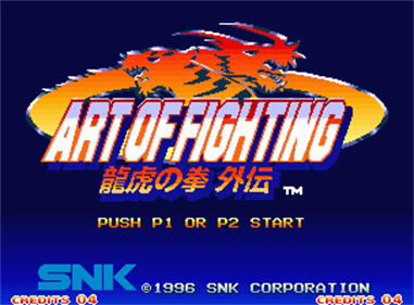 Art of Fighting 3: The Path of the Warrior - Screenshot - Game Title Image