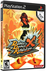Dance Dance Revolution X - Box - 3D Image