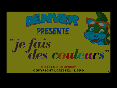 Denver Présente: Je Fais Des Couleurs - Screenshot - Game Title Image