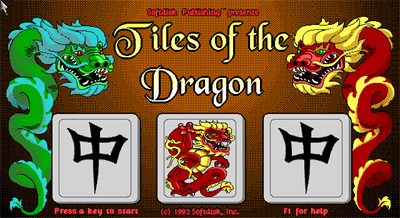 Tiles of the Dragon - Screenshot - Game Title Image