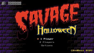 Savage Halloween - Screenshot - Game Title Image