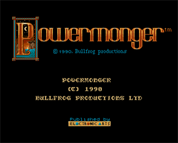 Powermonger - Screenshot - Game Title Image