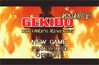Gekido Advance: Kintaro's Revenge - Screenshot - Game Title Image