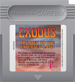 Exodus: Journey to the Promised Land - Cart - Front Image