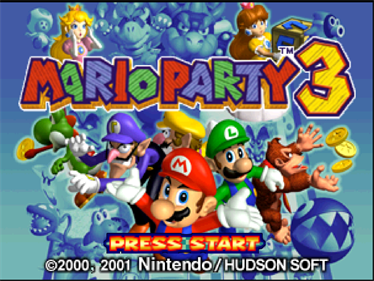 Mario Party 3 - Screenshot - Game Title Image
