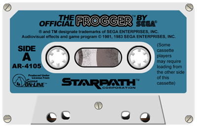 The Official Frogger - Cart - Front Image