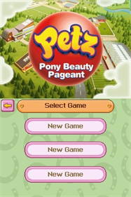 Petz Pony Beauty Pageant - Screenshot - Game Title Image