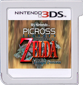 My Nintendo Picross: The Legend of Zelda: Twilight Princess - Fanart - Cart - Front Image