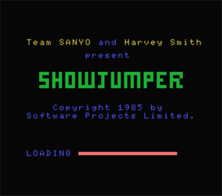 Team Sanyo & Harvey Smith: Showjumper - Screenshot - Game Title Image