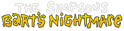 The Simpsons: Bart's Nightmare - Clear Logo Image