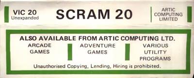 Scram 20 - Box - Back Image