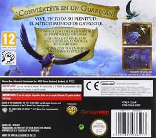 Legend of the Guardians: The Owls of Ga'Hoole - Box - Back Image