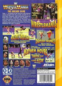 WWF WrestleMania: The Arcade Game - Box - Back Image