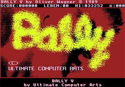 Bally V - Screenshot - Game Title Image