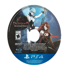 Deception IV: The Nightmare Princess - Disc Image