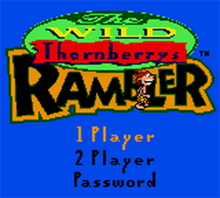 The Wild Thornberrys: Rambler - Screenshot - Game Title Image